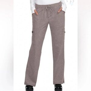 Koi Basics Holly Heather Taupe Scrub Pants, XS